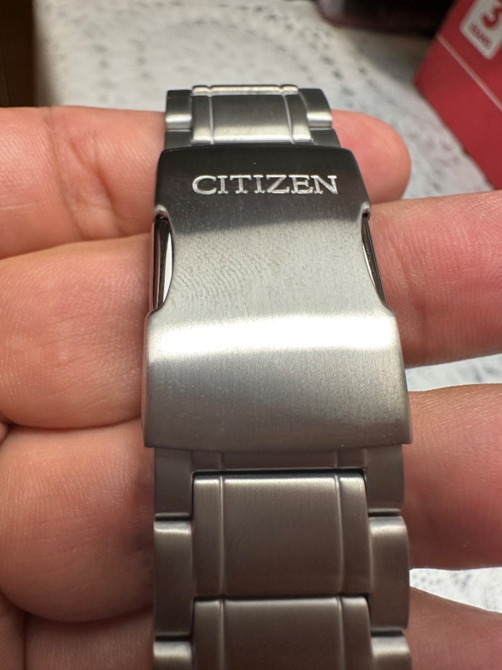 Citizen Eco-Drive Super Titanium Green Dial Watch – BL5550-50X - Picture 3 of 5